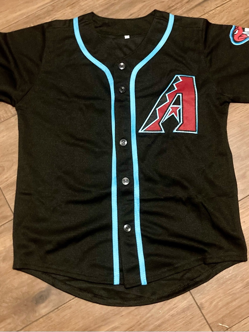 Kids Black Arizona Diamondbacks Jersey Size Youth Large NWT 28